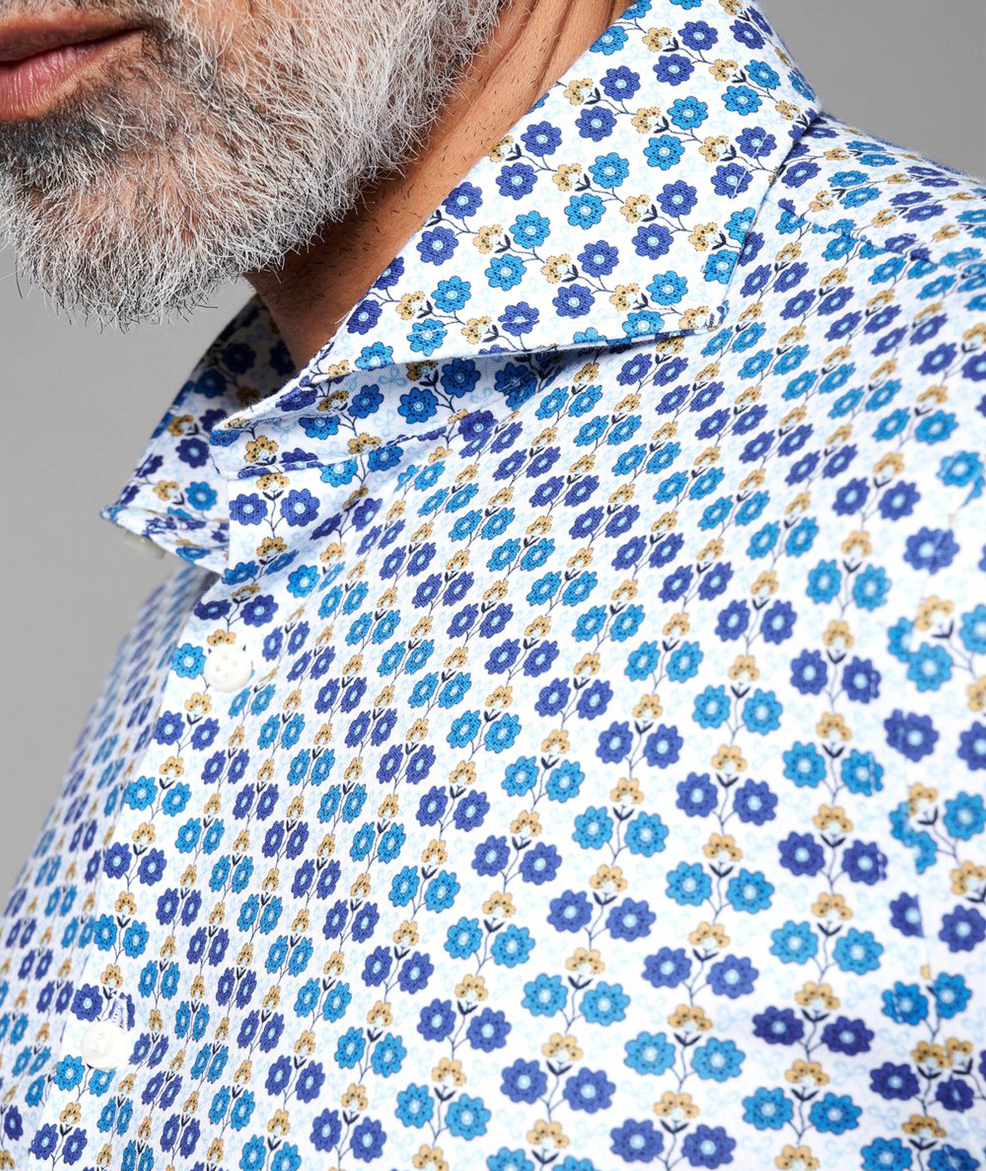 Short-Sleeve Floral Print Shirt image 1