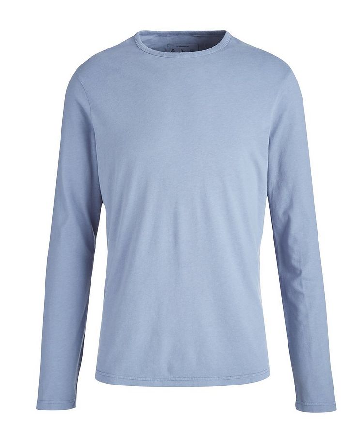 Long-Sleeve Cotton Blend T-Shirt image 0