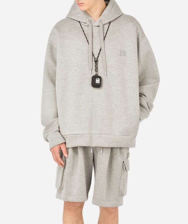 Oversized Cotton Jersey Hoodie image 5