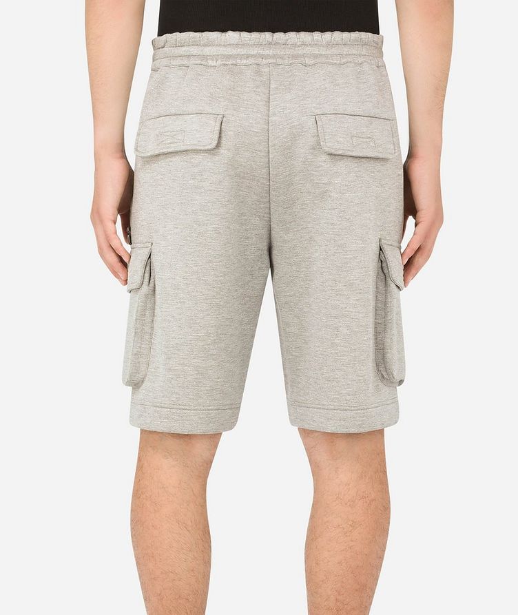 Oversized Cotton Jersey Cargo Shorts image 2