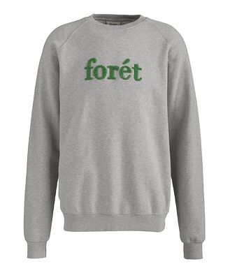 FORET Flock Cotton Crew Neck Sweatshirt