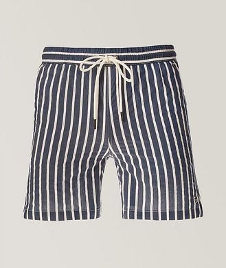 FORET Striped Swim Shorts