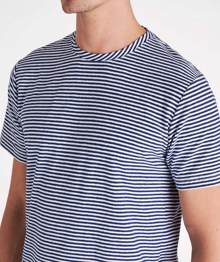 Gabba Navy Striped Cotton T-Shirt image 3