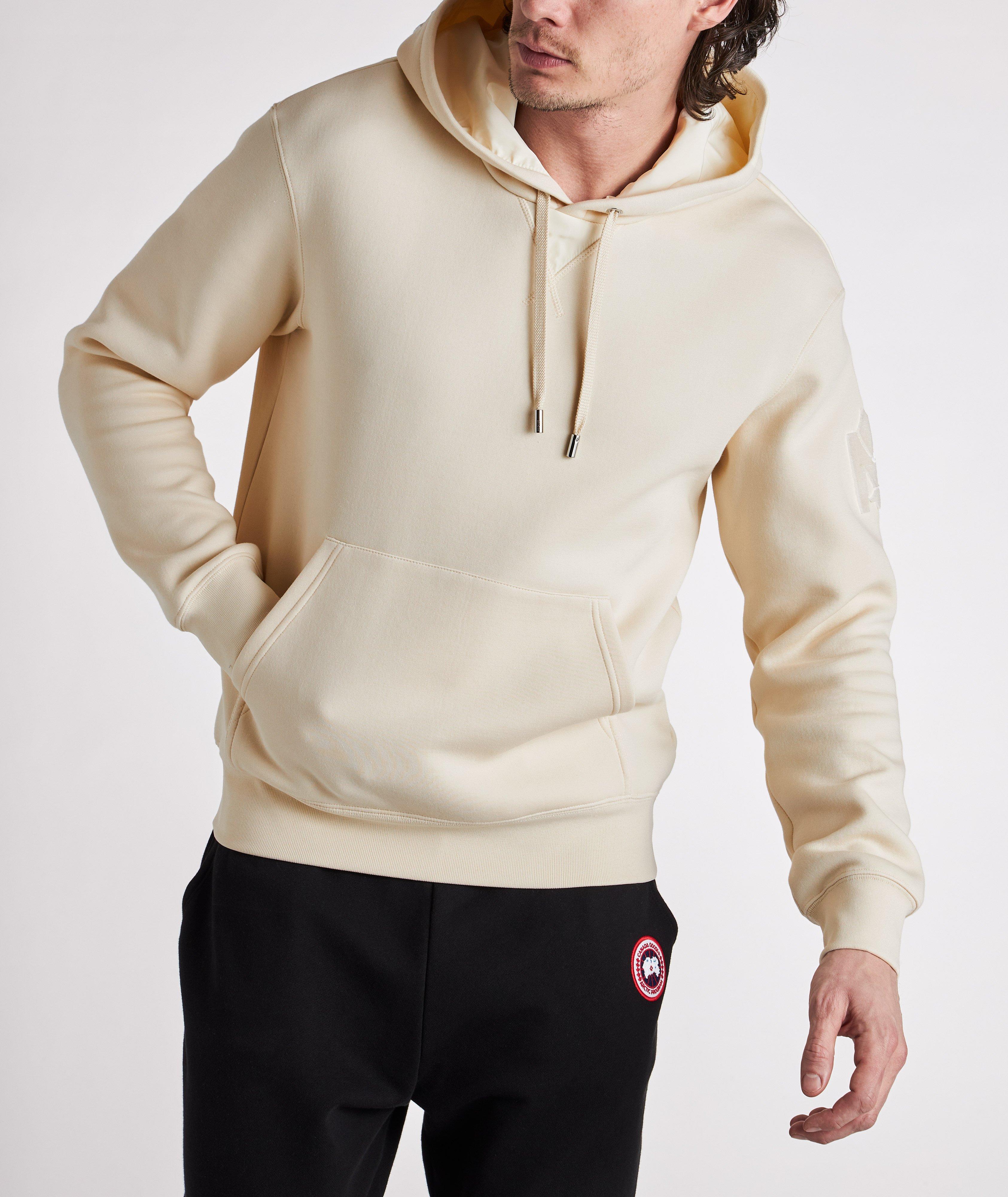 Velvet Embroidery Logo Hoodie image 1