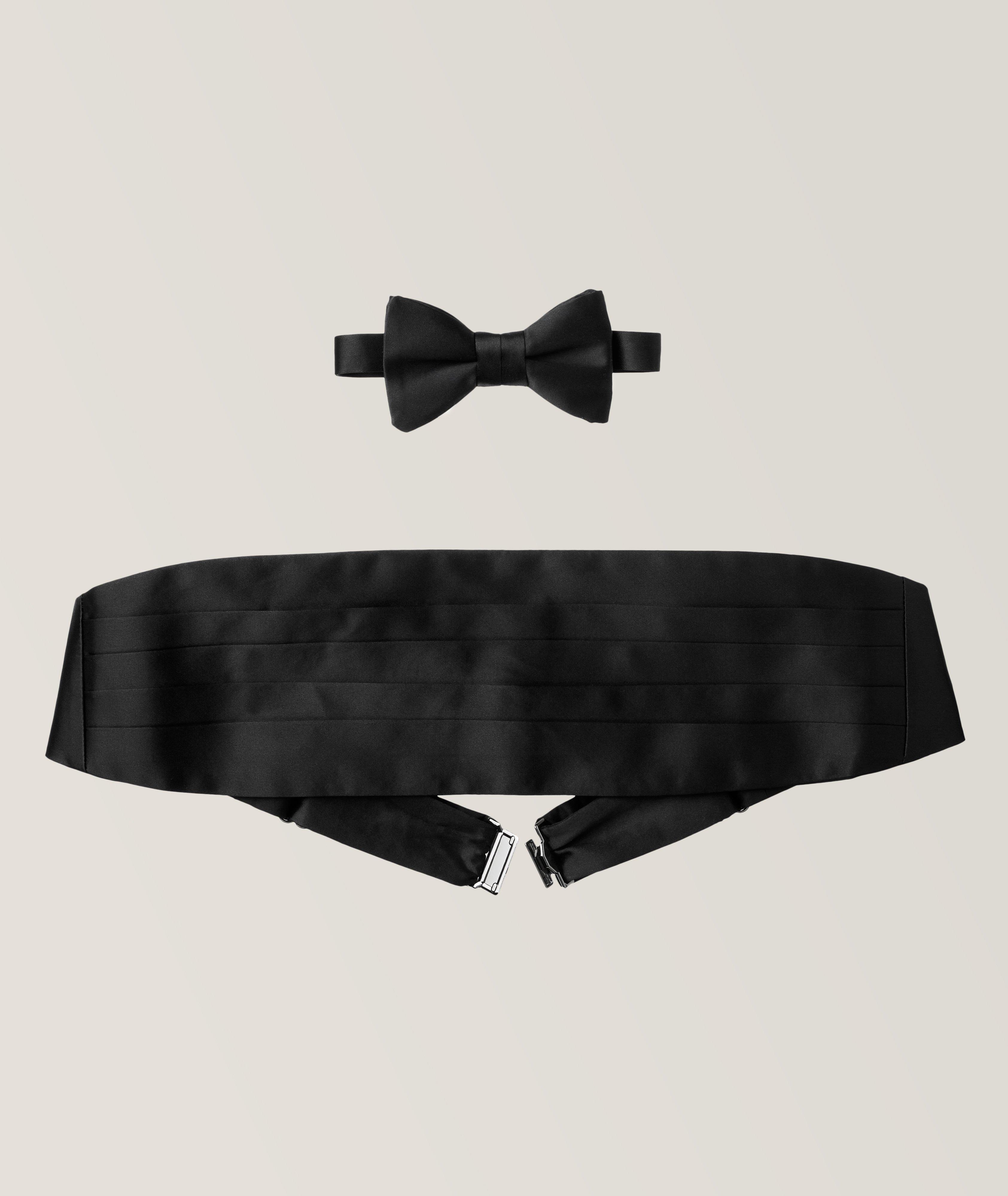 Men's Linen Blend Suspenders and Bow Tie Set – SPRING NOTION