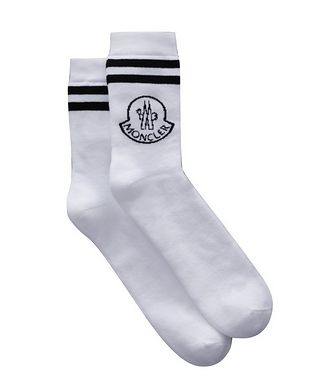 Moncler Cotton Terry Striped Socks