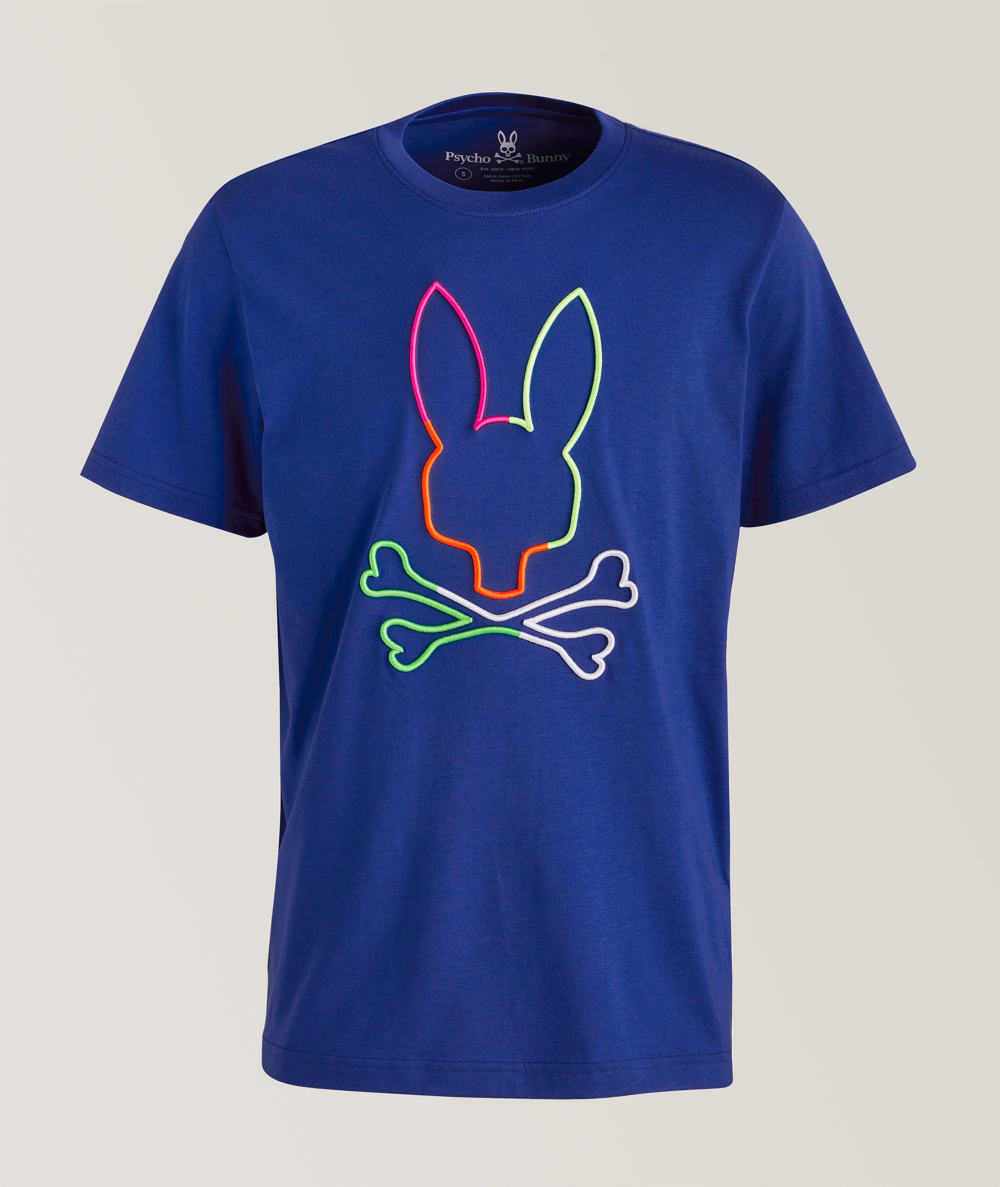 T-shirt en coton pima avec logo de lapin image 0