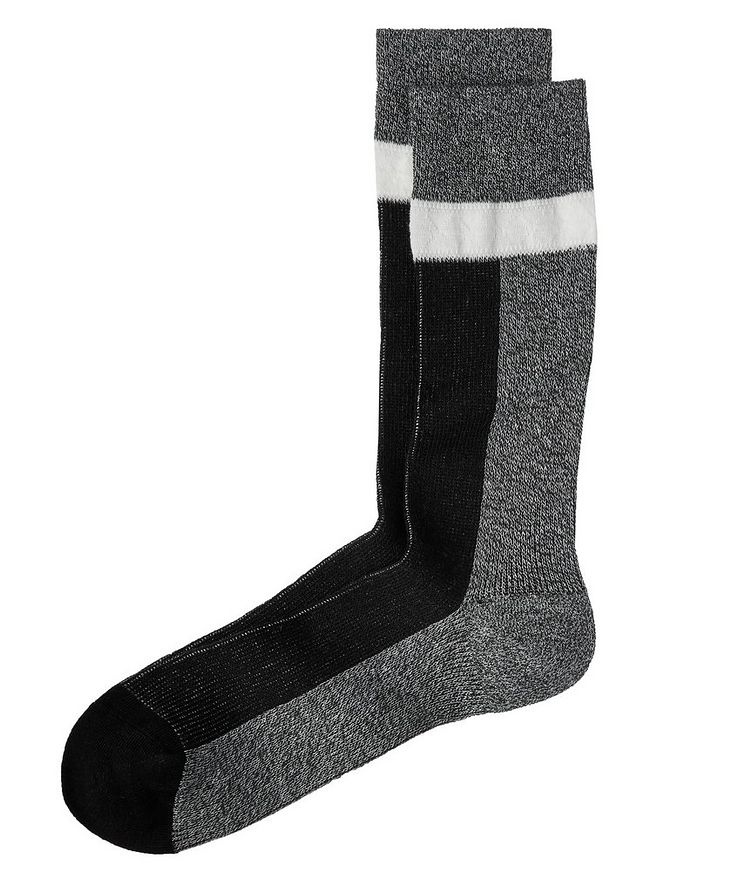 Stretch-Cotton Mid-Calf Socks image 0