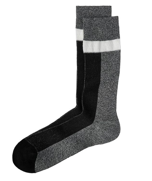 Stretch-Cotton Mid-Calf Socks picture 1