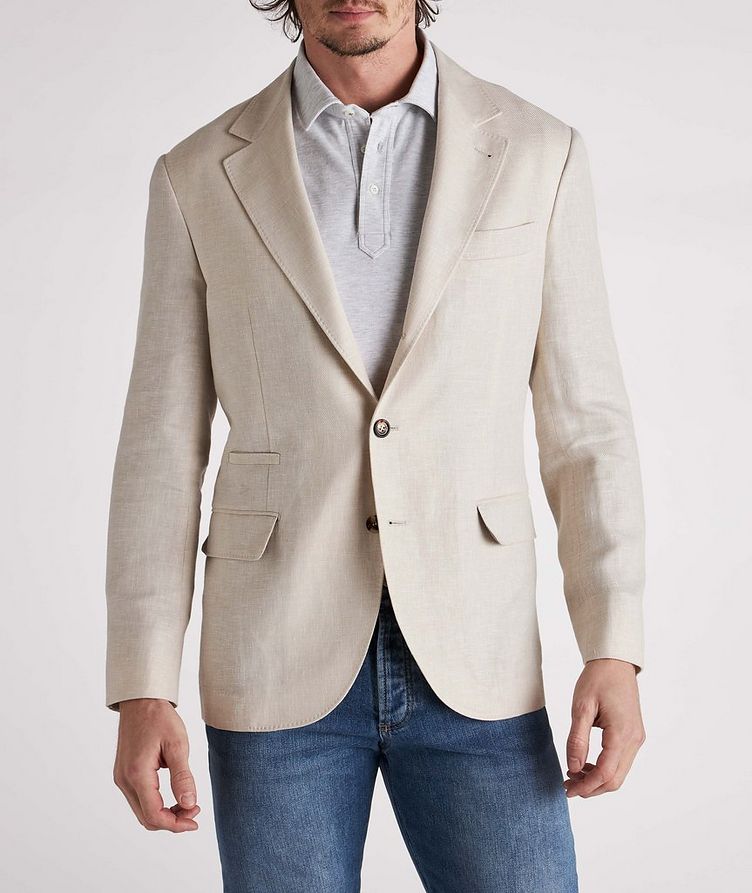 Linen, Wool, and Silk Sports Jacket image 1
