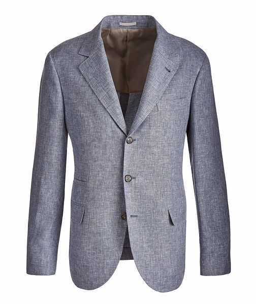 Brunello Cucinelli Linen, Wool, and Silk Sports Jacket