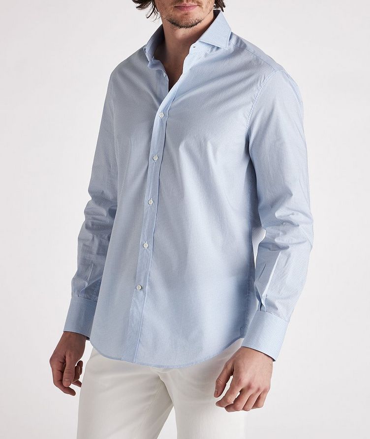 Basic-Fit Check Pattern Cotton Shirt image 1
