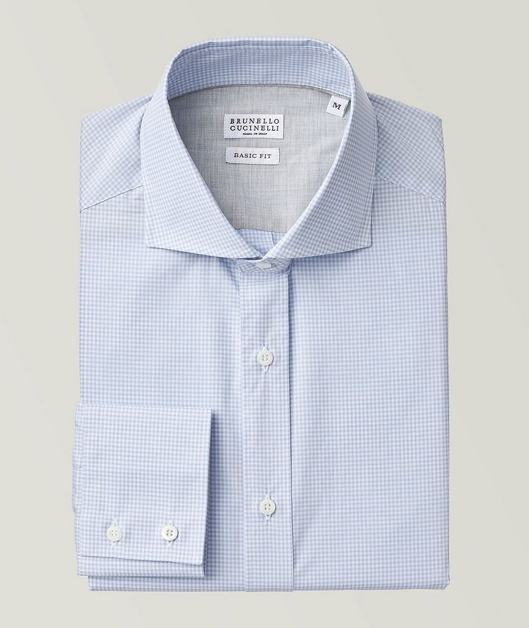 Basic-Fit Check Pattern Cotton Shirt image 0