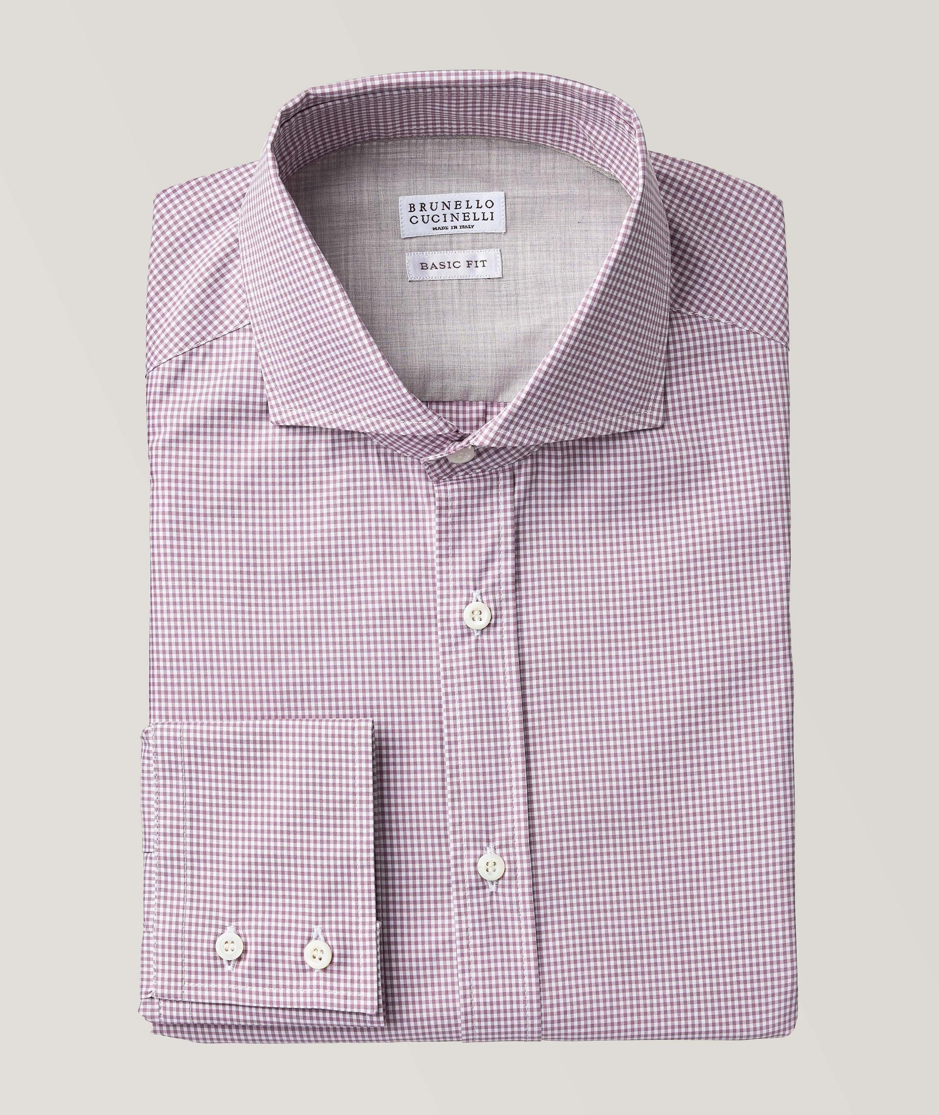 Easy-Fit Check Pattern Cotton Shirt image 0