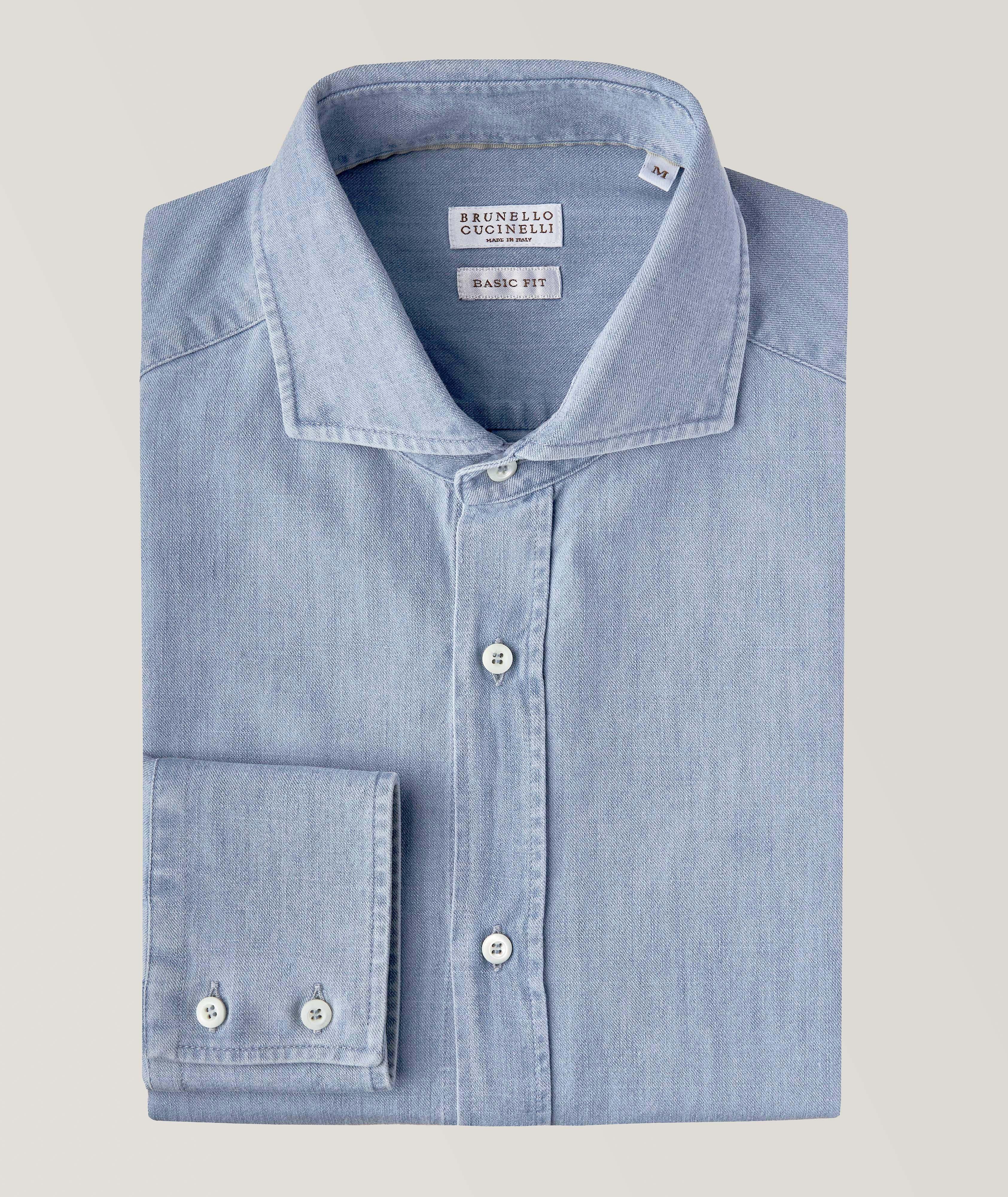 Contemporary-Fit Denim Shirt image 0