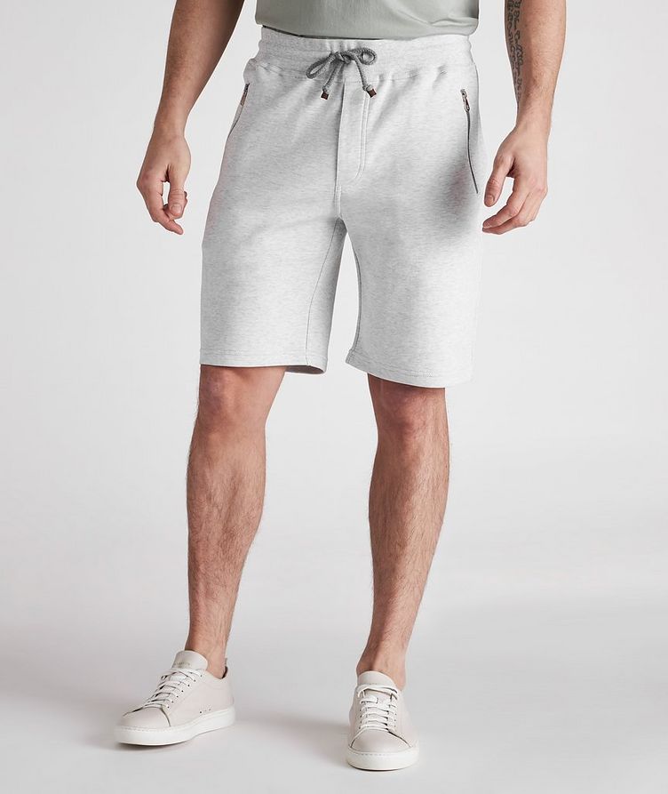 Drawstring Cotton-Blend Shorts image 1