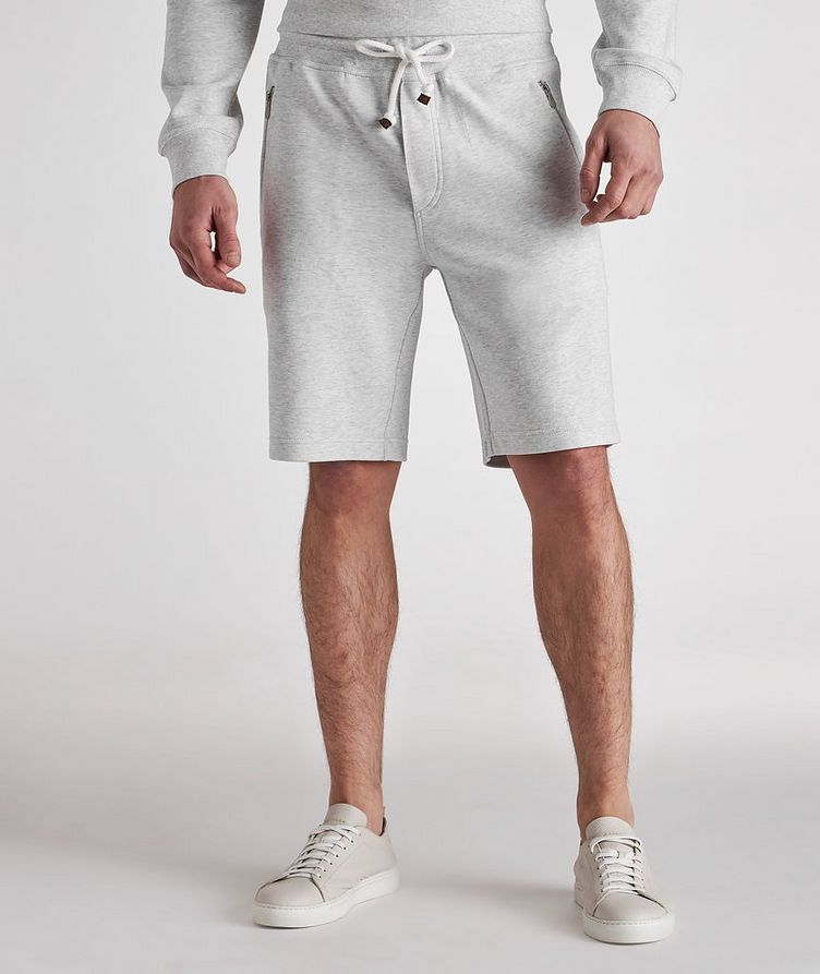 Stretch-Cotton Jersey Shorts image 1