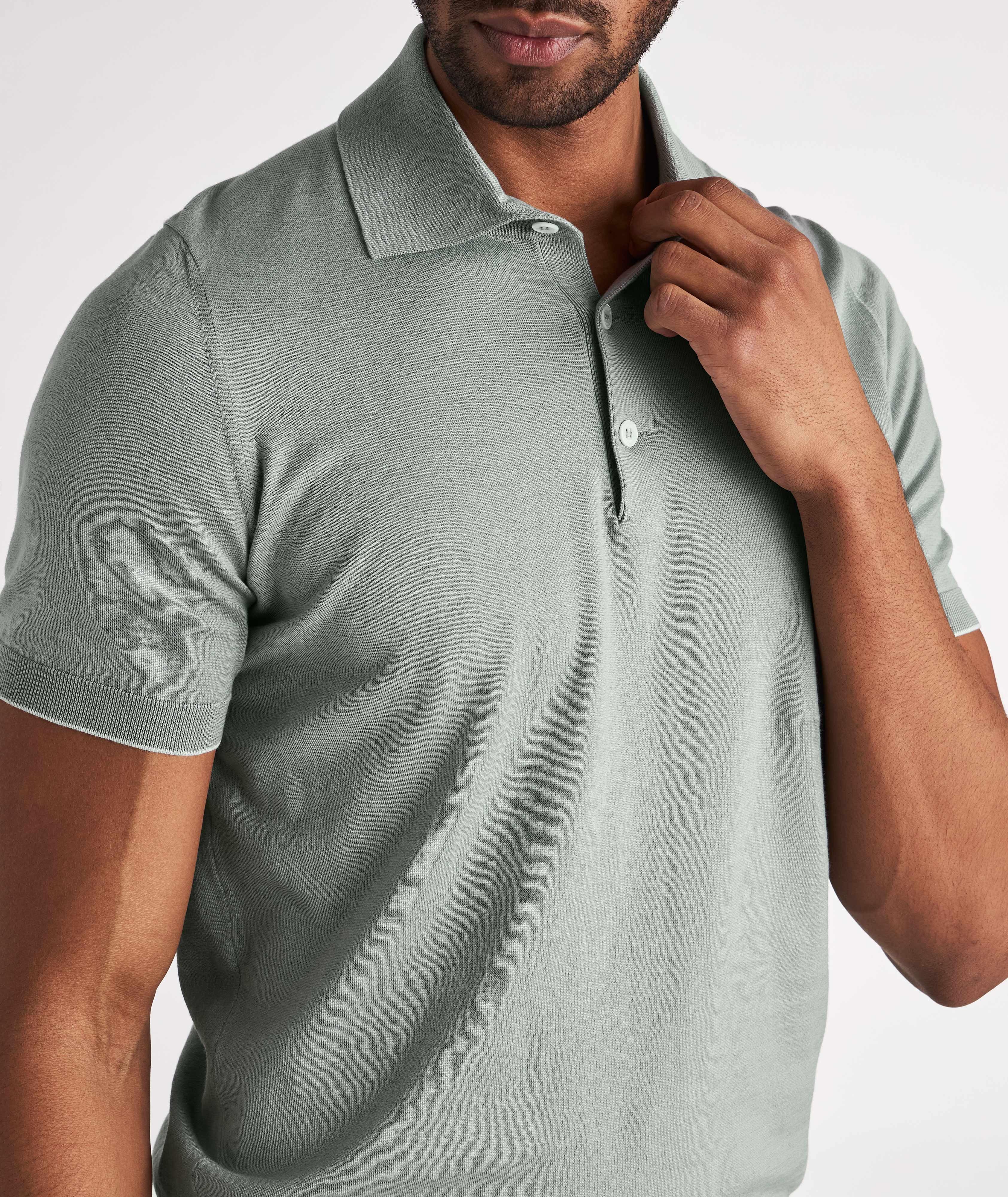 Polo en tricot de coton image 4