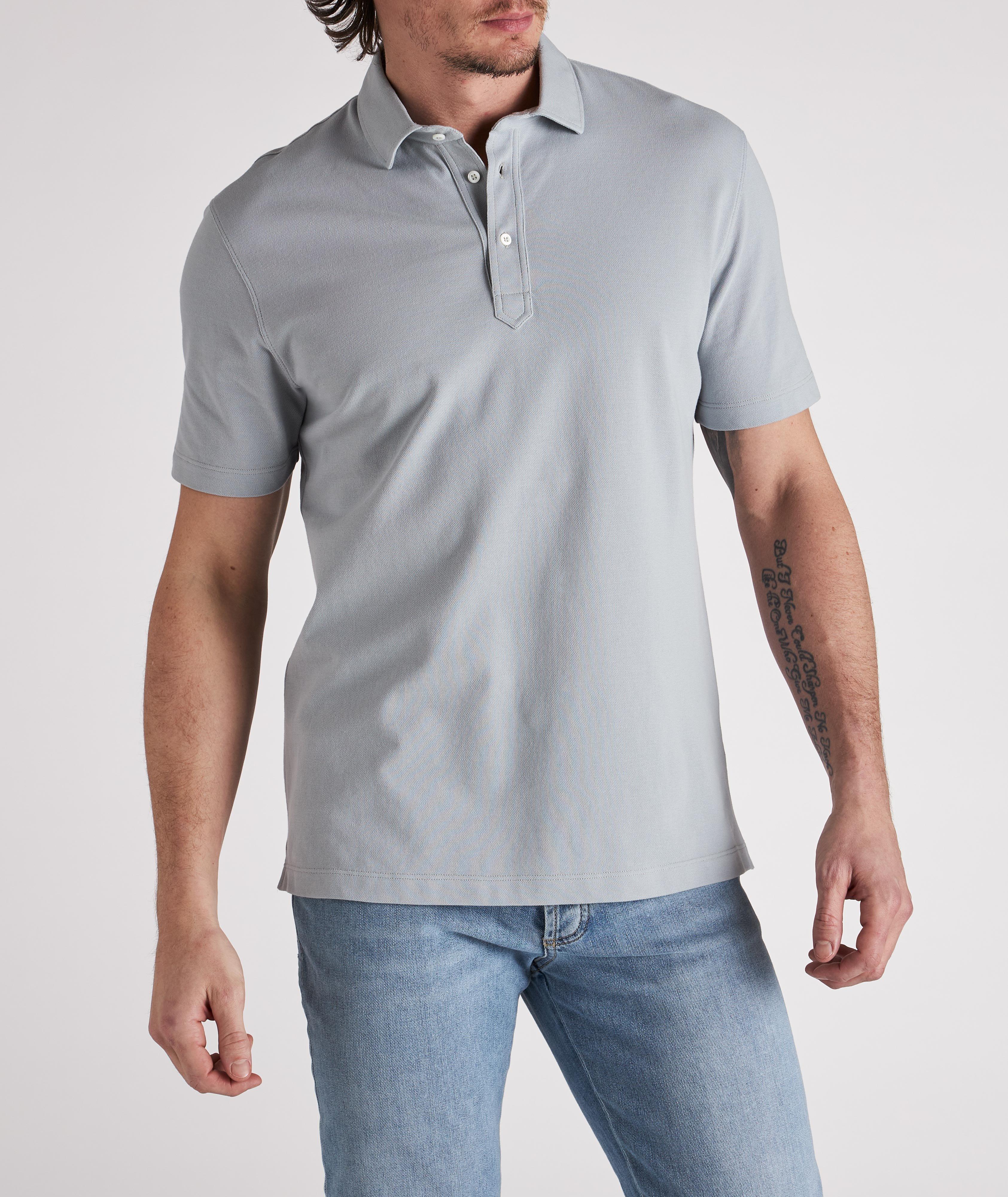 Polo en coton piqué image 1