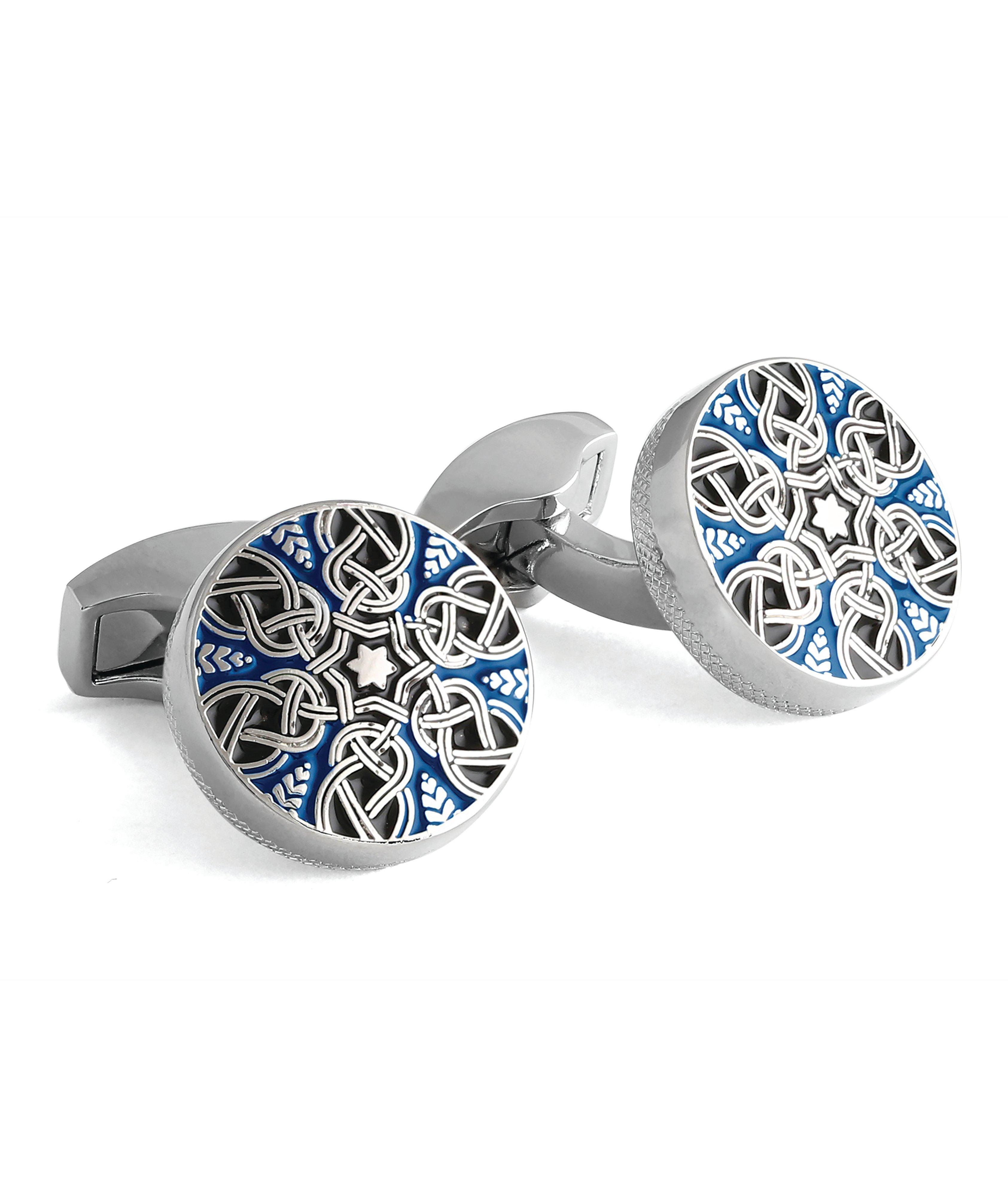 Star Weave Cufflinks image 0