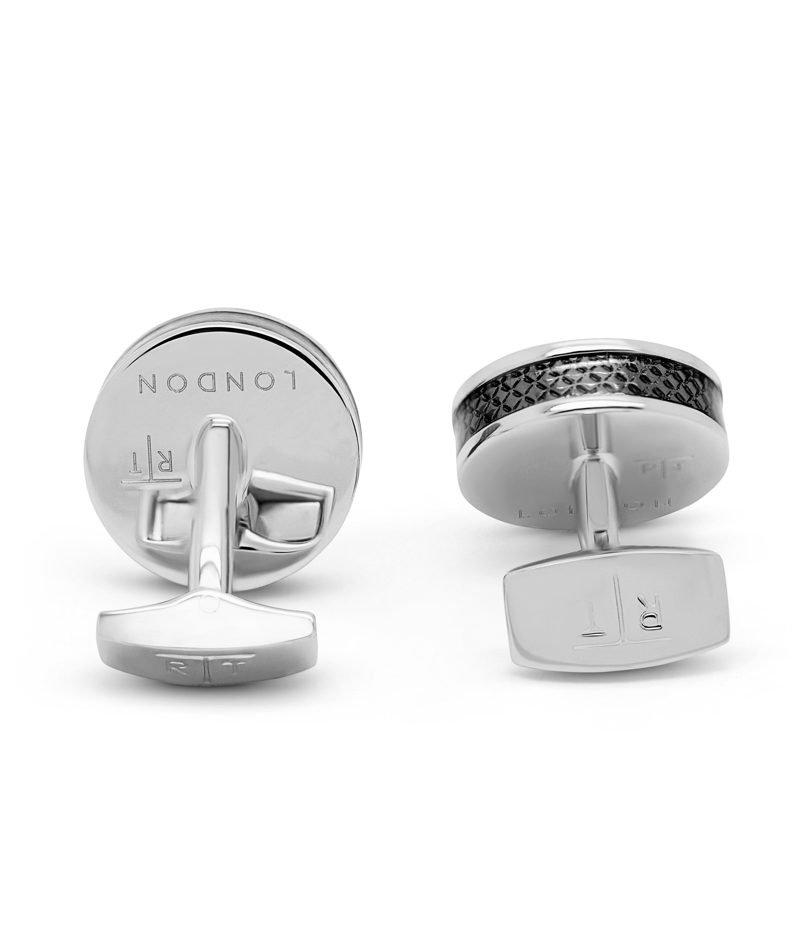 Boutons de manchette ronds image 3