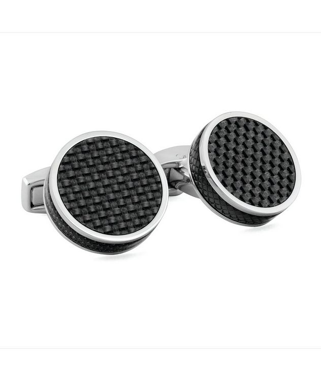 Carbon Tablet Cufflinks picture 1