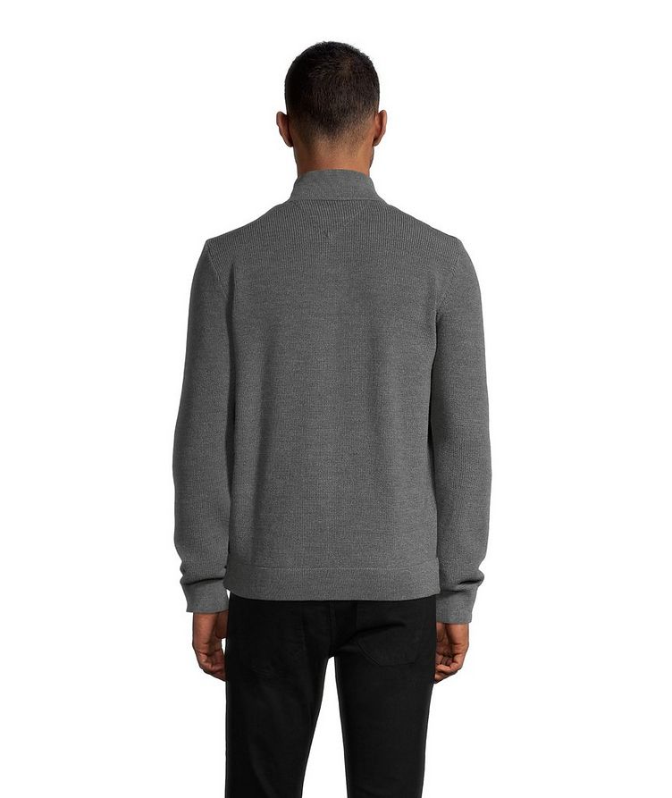 Josh Full Zip Nylon Front Sweater image 3