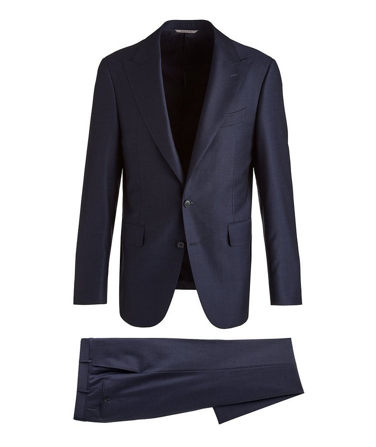 Contemporary Fit Micro Dot Wool Suit image 0