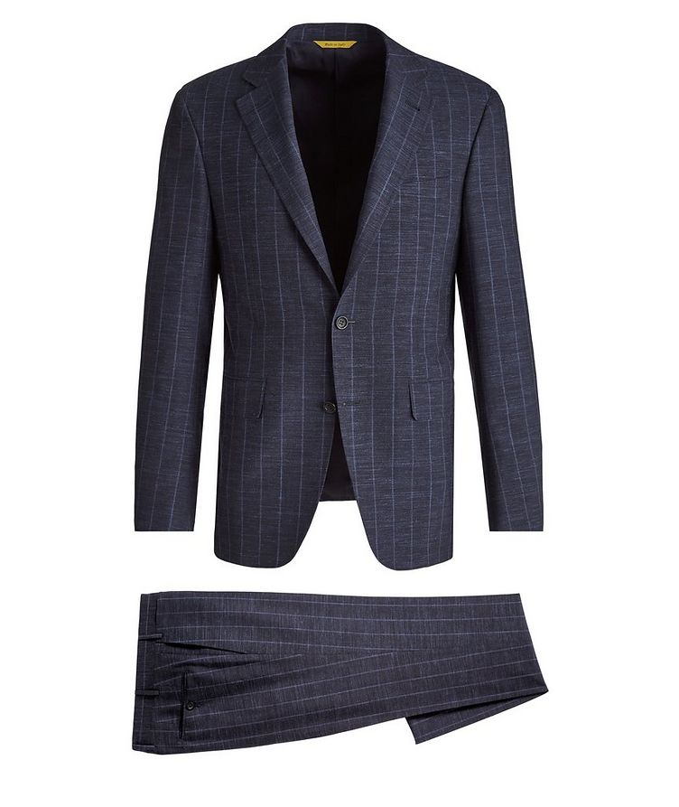 Kei Striped Wool-Blend Suit image 0