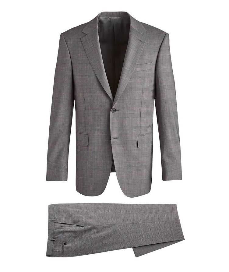 Contemporary Fit Glen Check Wool Suit image 0