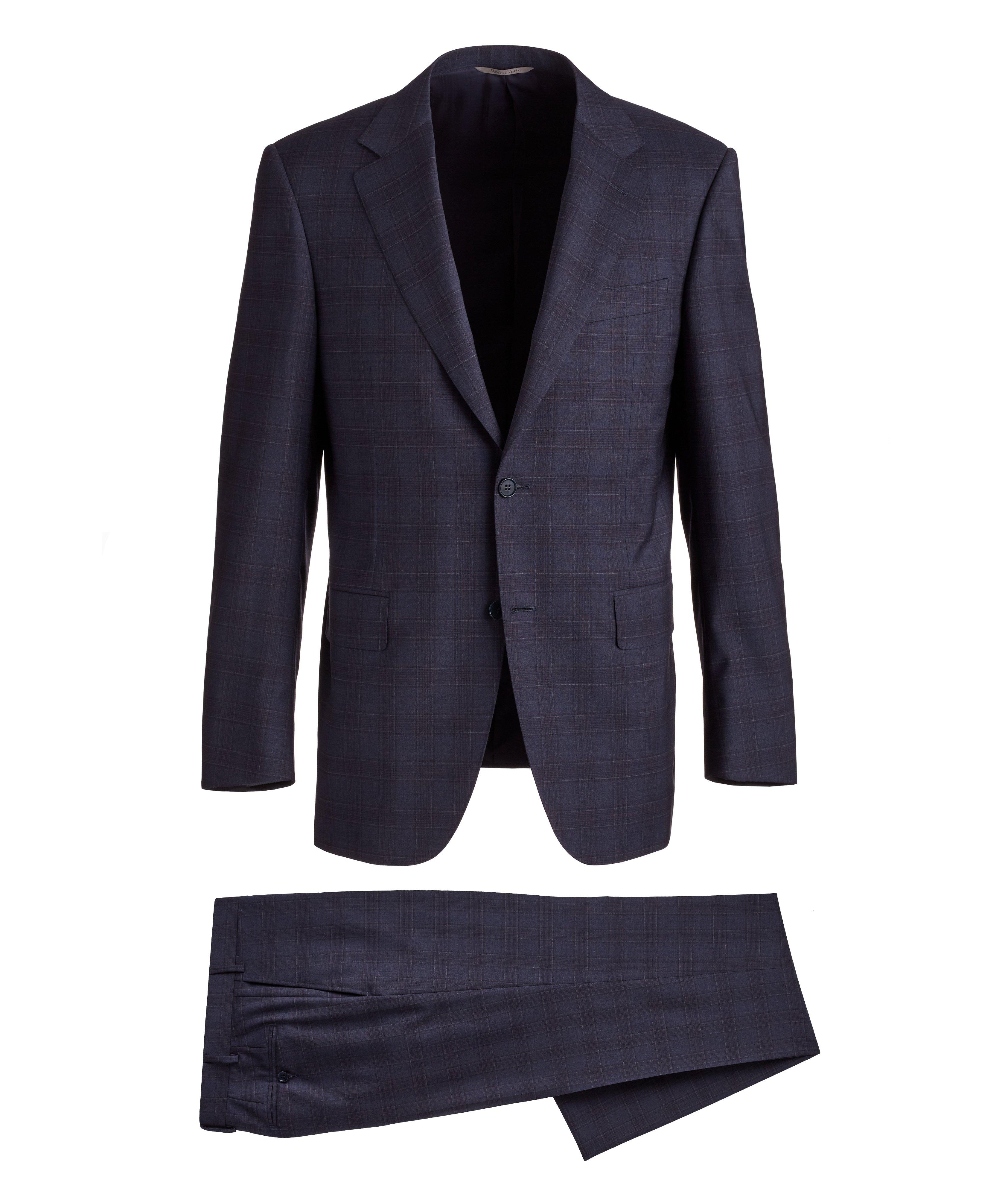 Wool Tonal Check Suit image 0