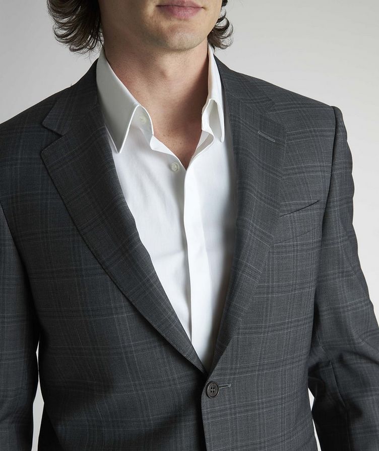 Slim-Fit Glen Check Wool Suit image 3