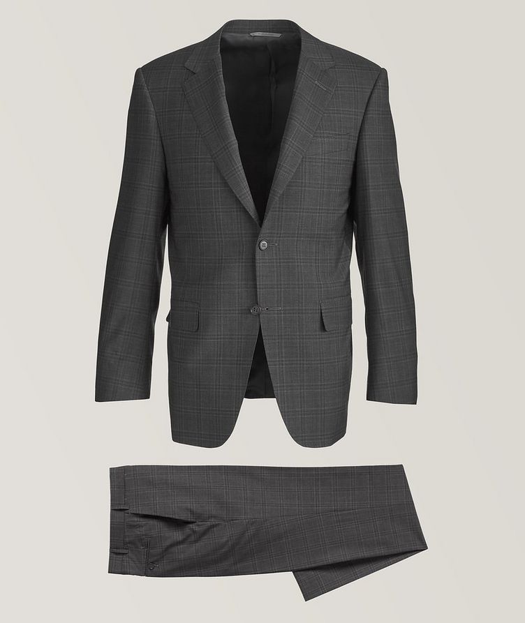 Slim-Fit Glen Check Wool Suit image 0