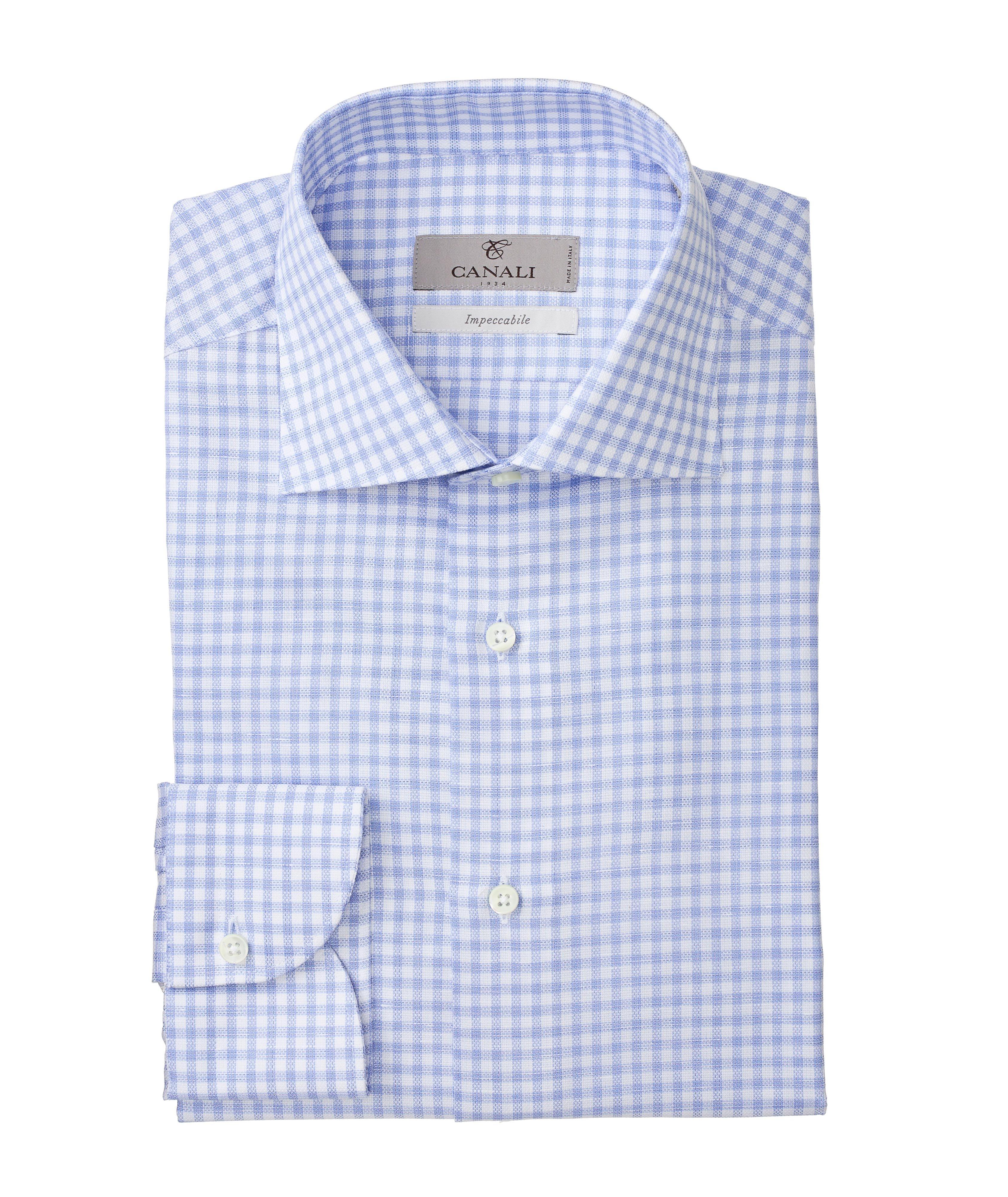 Impeccabile Cotton Check Shirt image 0