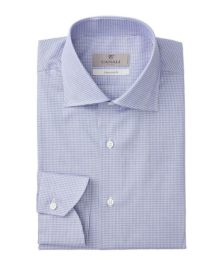 Contemporary Fit Gingham Cotton Dress Shirt image 0