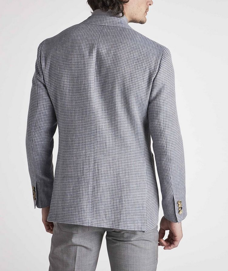 Houndstooth Wool-Linen Sports Jacket image 3