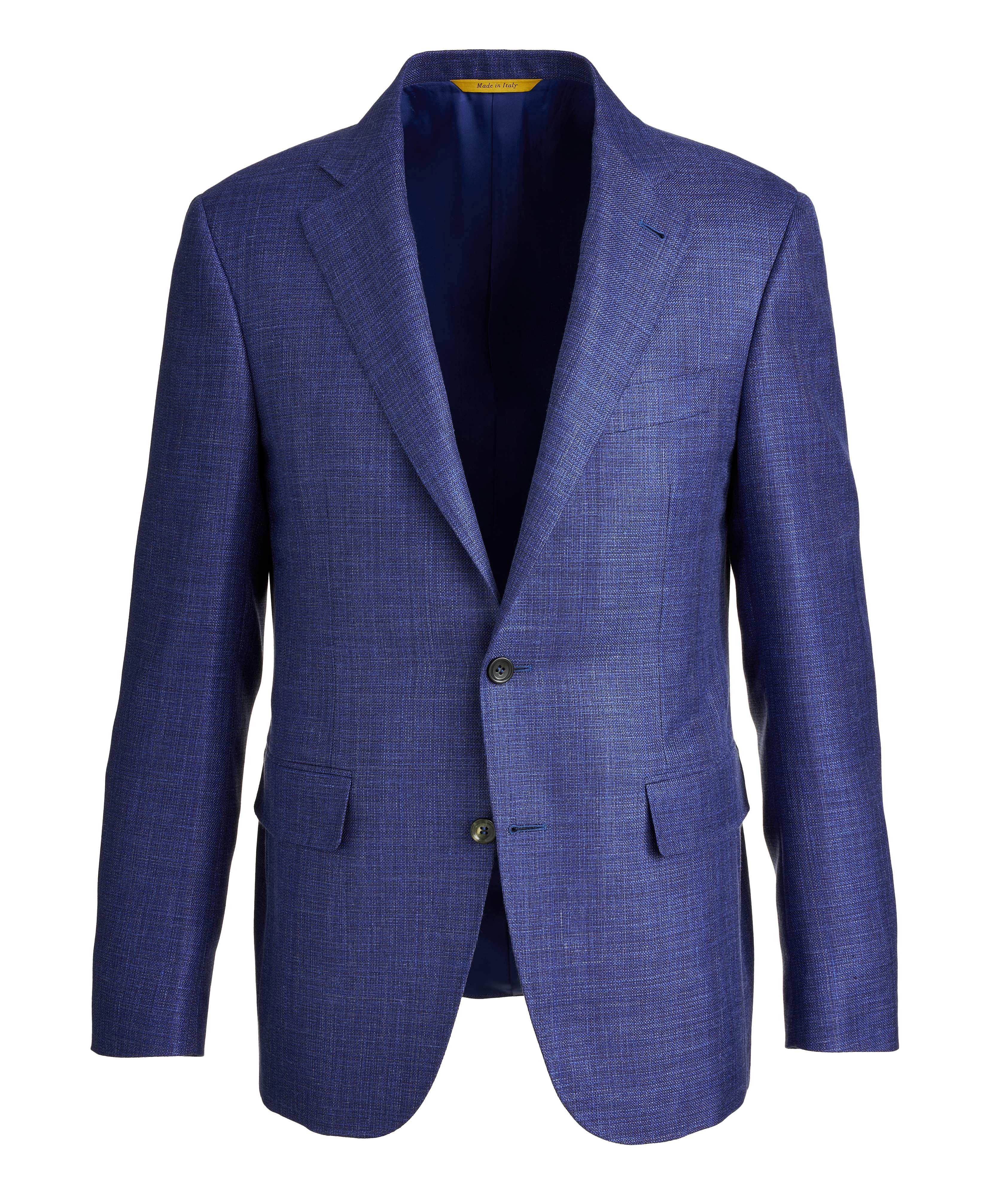 Mélange Wool, Silk & Linen Sports Jacket image 0