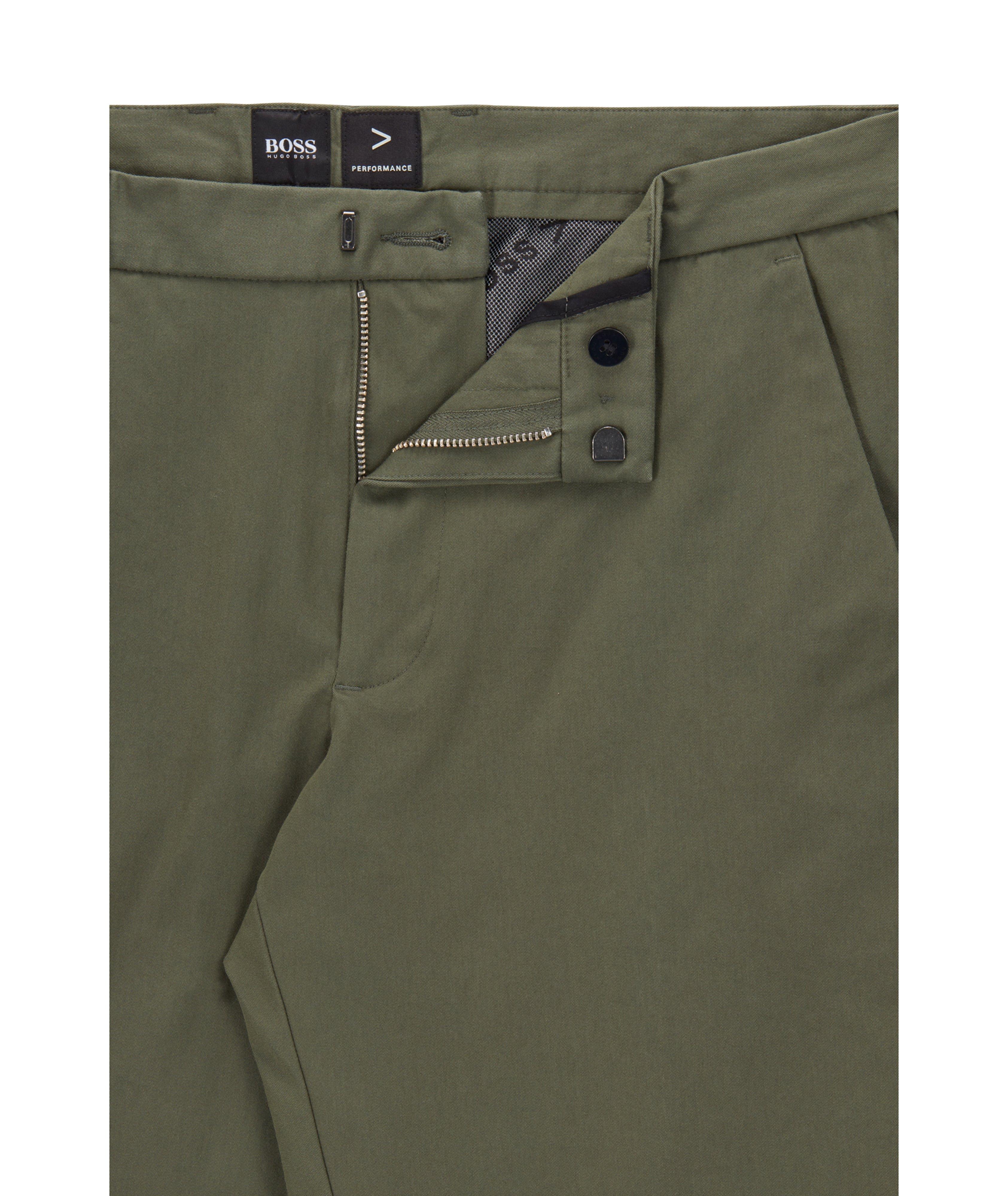 Pantalon en coton de coupe amincie image 1