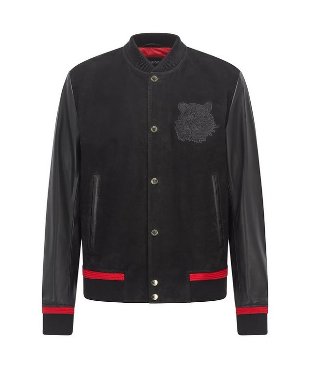 Year of  the Tiger Leather Varsity Jacket picture 1