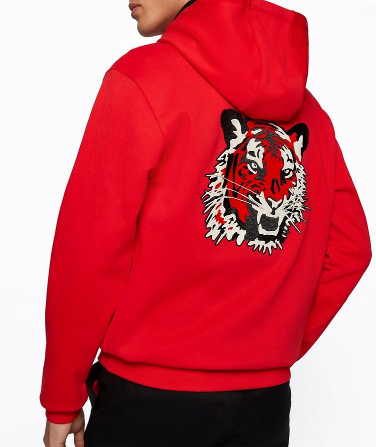 Embroidered Tiger Hoodie image 2