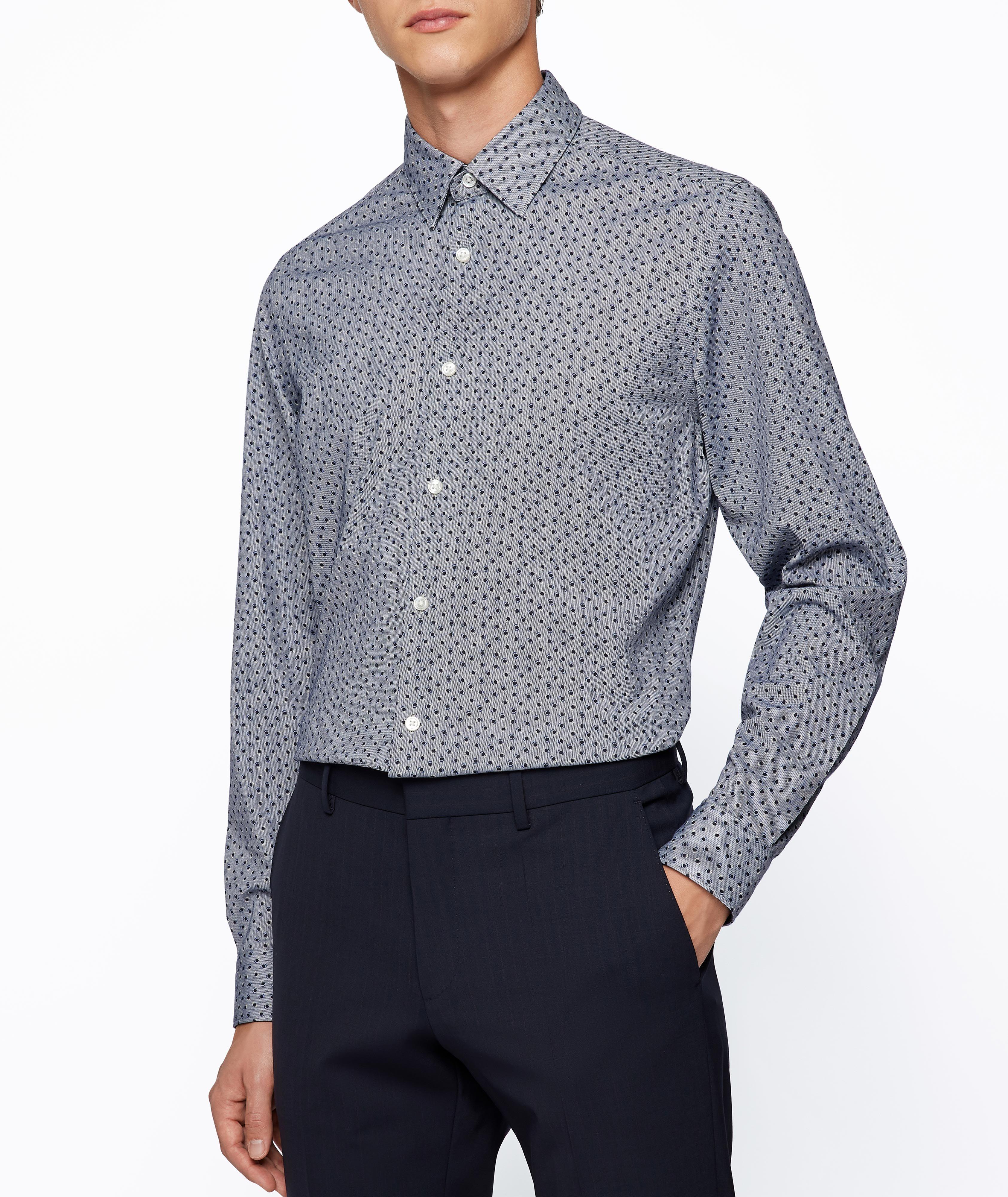 Contemporary Fit Stretch Pique Shirt  image 1