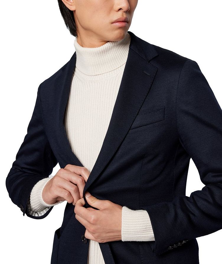 C-Hanry Slim-Fit Stretch-Wool-Blend Sports Jacket image 3