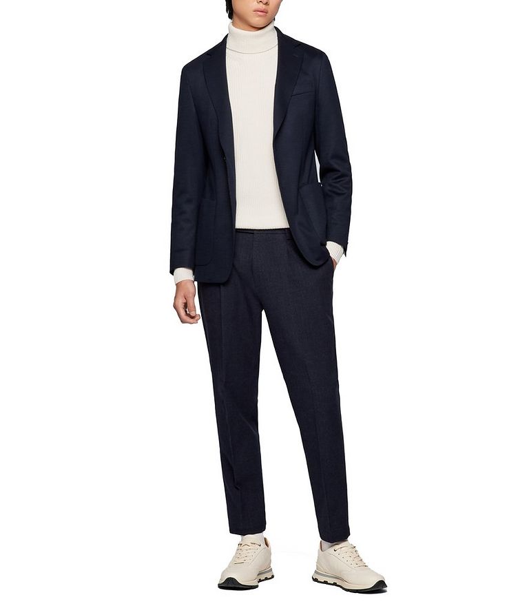 C-Hanry Slim-Fit Stretch-Wool-Blend Sports Jacket image 5