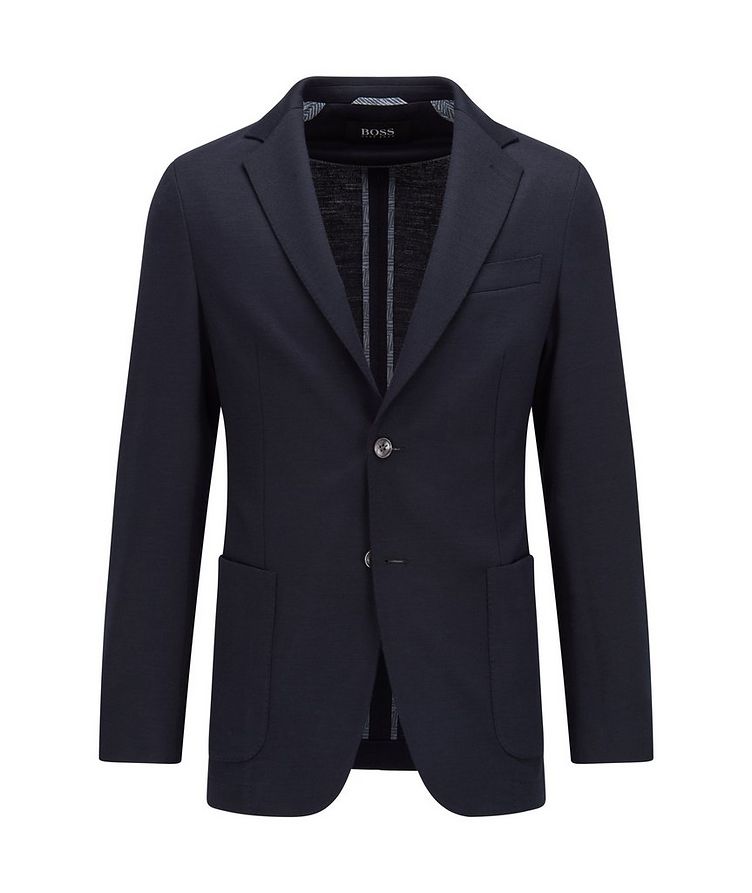 C-Hanry Slim-Fit Stretch-Wool-Blend Sports Jacket image 0