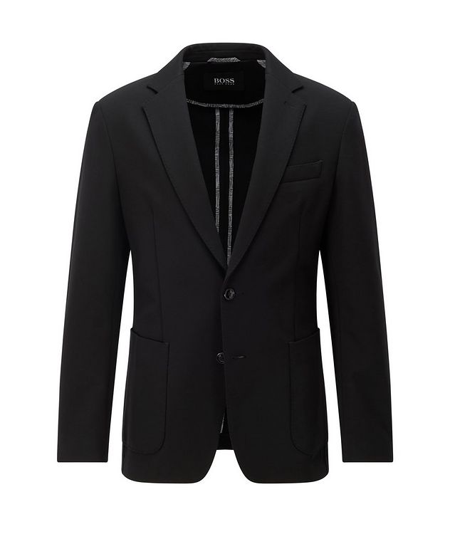 Slim Fit Stretch Jersey Sports Jacket picture 1