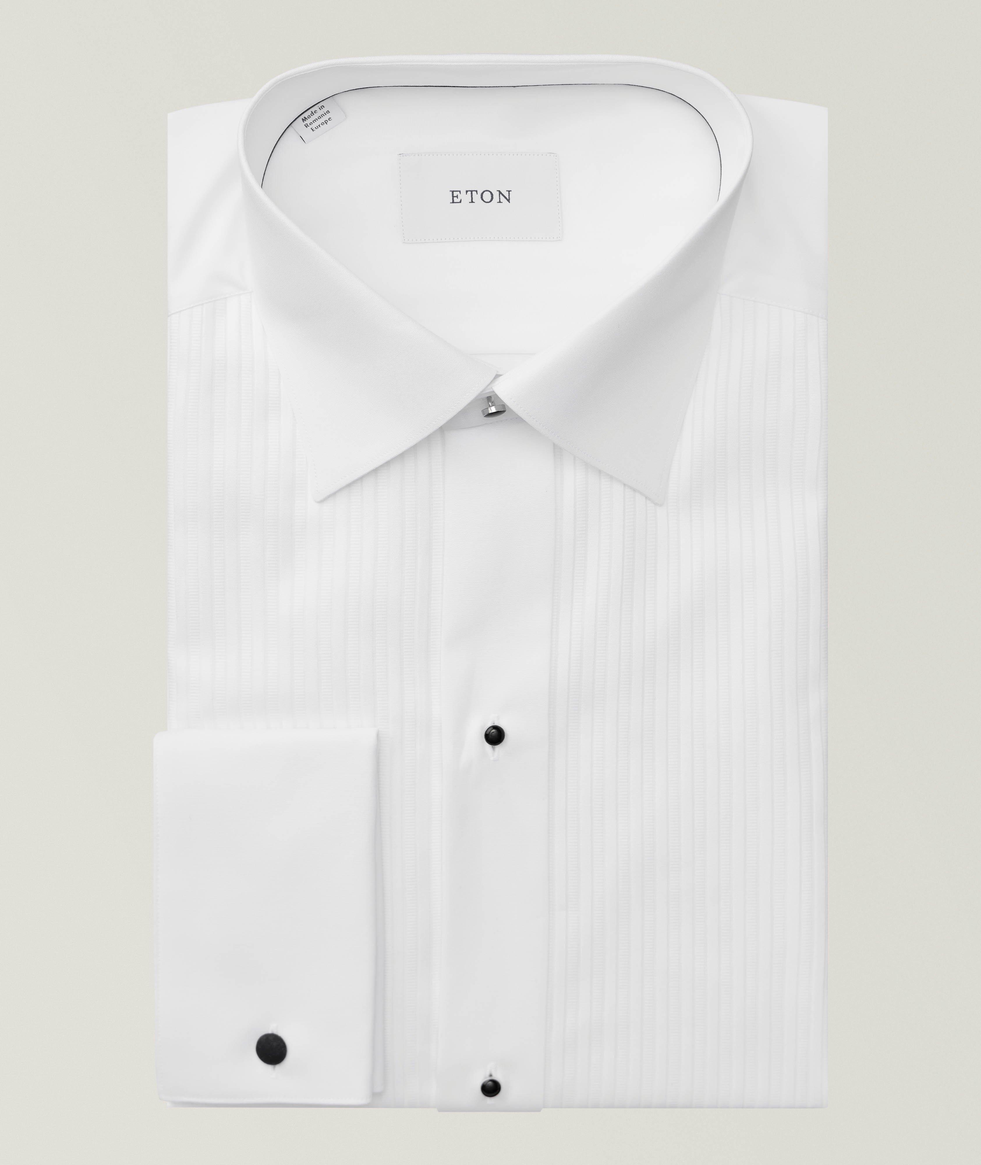 Eton Contemporary-Fit Plissé Tuxedo Shirt