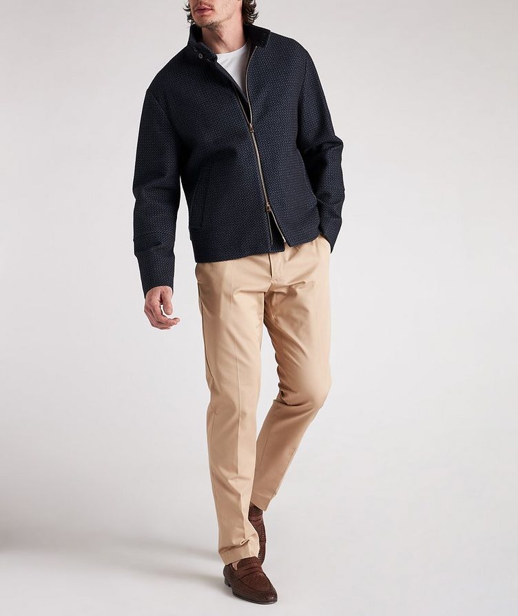 Cotton & Cashmere Biker Jacket image 1