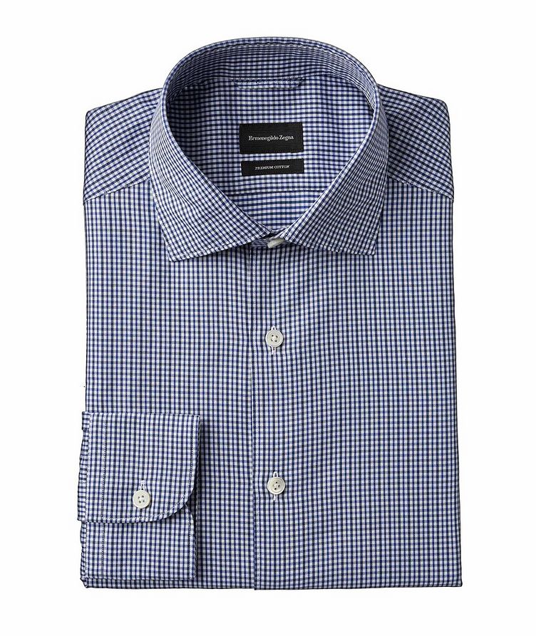 Micro-Checked Premium Cotton Shirt image 0
