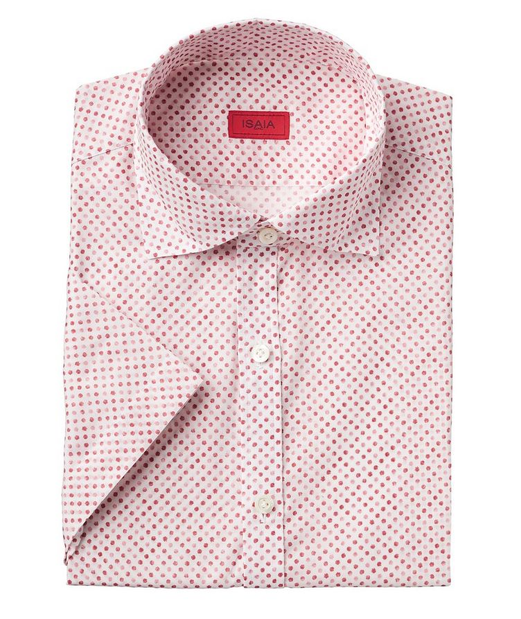 Contemporary-Fit Polka Dot Shirt image 0