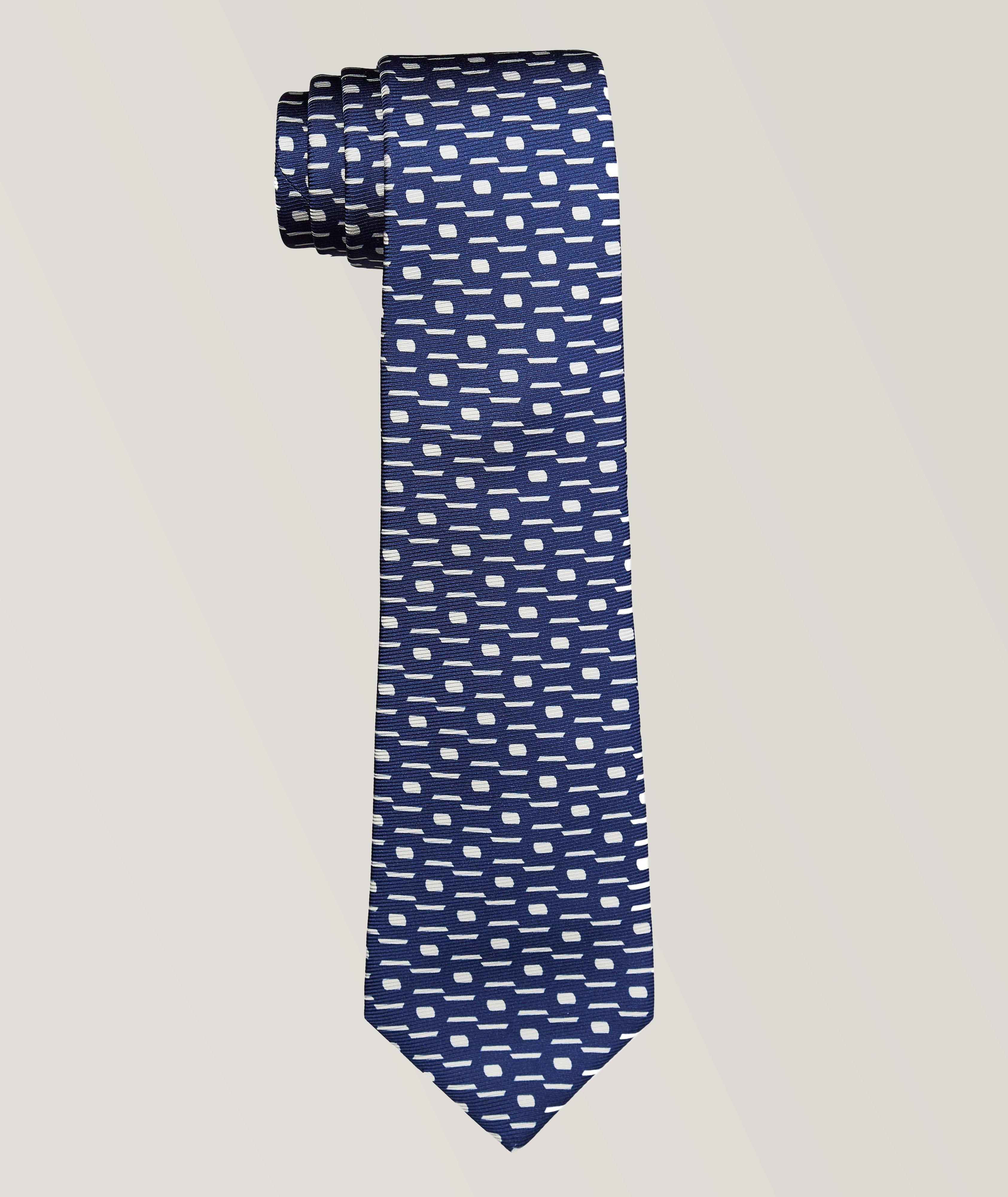 Cravate en soie à motifs image 0